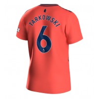 Koszulka piłkarska Everton James Tarkowski #6 Strój wyjazdowy 2023-24 tanio Krótki Rękaw